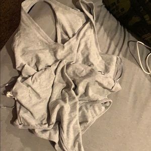 Gray bodysuit never worn